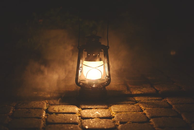 Upcycled Lamp